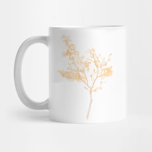 Orange Watercolour Tree Mug